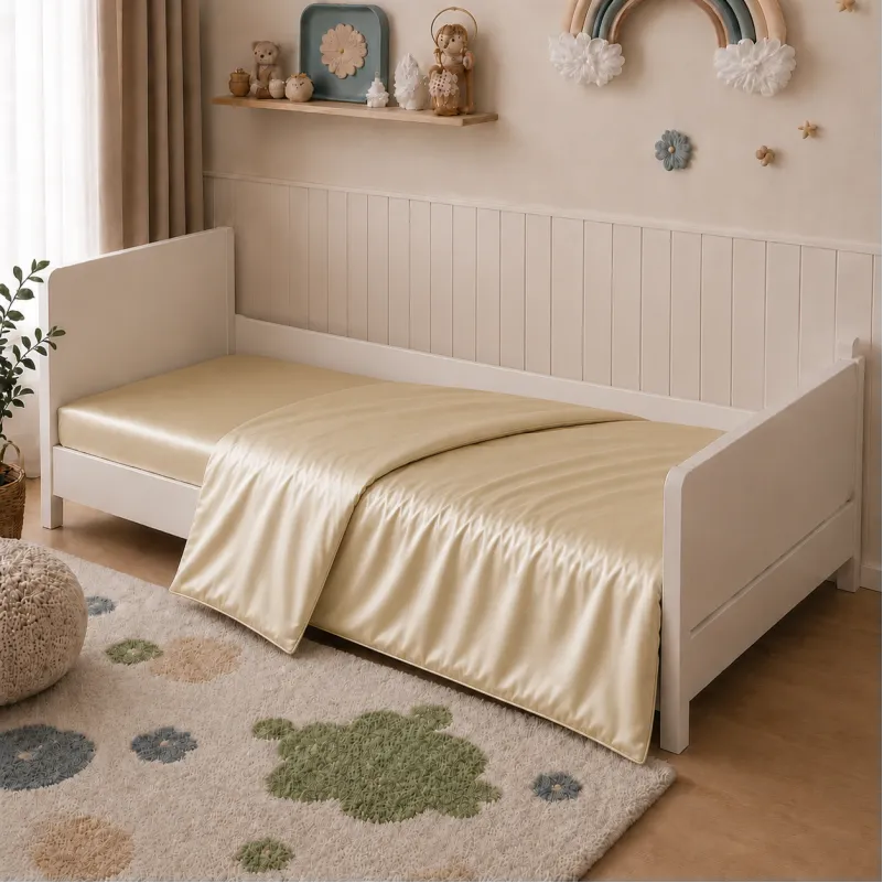 Комплект постельного белья Сатин LITTLE KIDS Satin Light Pro 10-014 Soft yellow Фото - 6