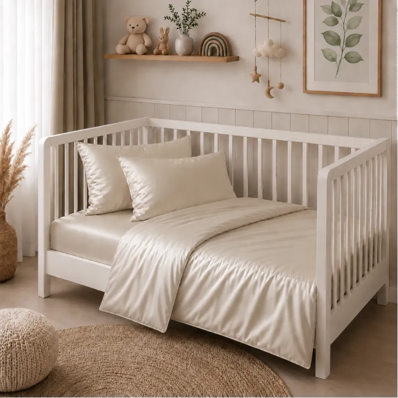 Комплект постельного белья Сатин BABY Satin Light Pro 10-016 Creamy