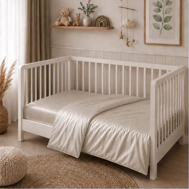 Комплект постельного белья Сатин BABY Satin Light Pro 10-016 Creamy - 4
