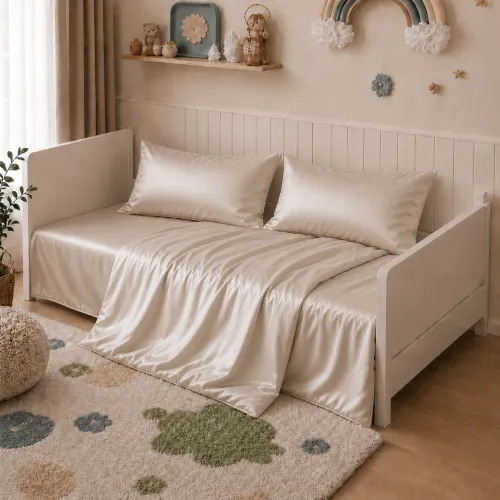 Комплект постельного белья Сатин LITTLE KIDS Satin Light Pro 10-016 Creamy - 1