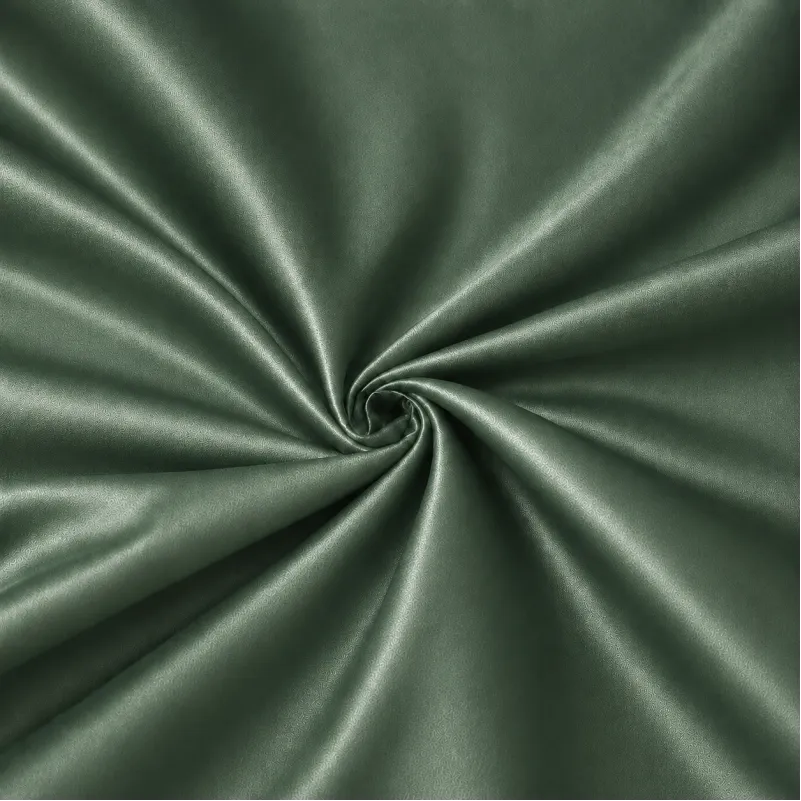 Комплект постільної білизни Сатин JUNIOR Satin Light Pro 10-017 Green Olive Фото - 8