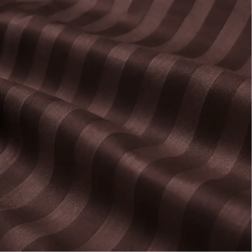 Комплект постільної білизни Сатин JUNIOR Satin Stripe 30-0006 Dark Brown Фото - 7