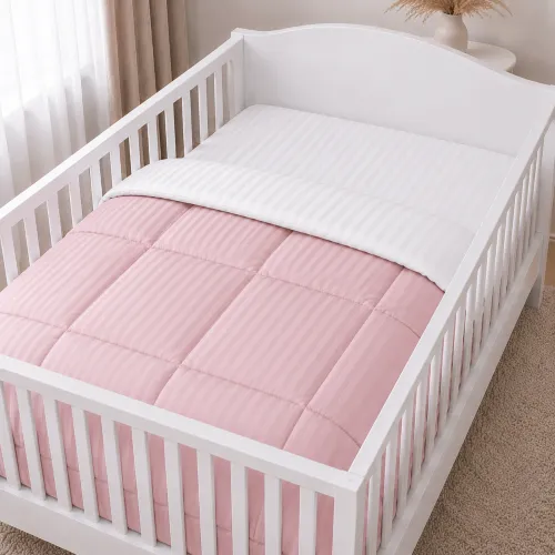 Комплект постельного белья Сатин BABY Satin Stripe 30-0007 + 30-0001 Beatrisa - 5