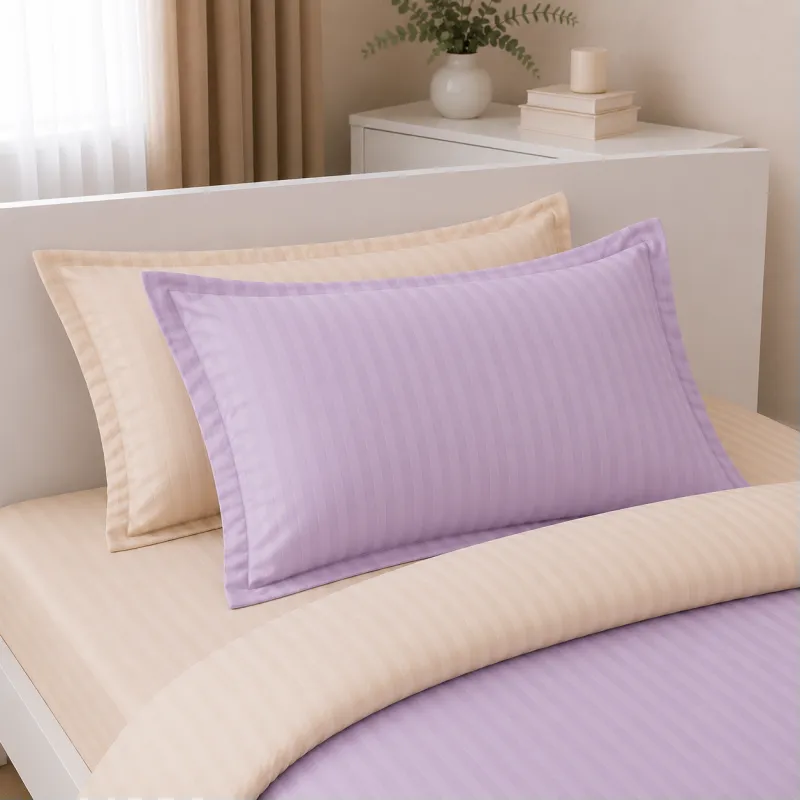 Комплект постільної білизни Сатин JUNIOR Satin Stripe 30-0007 + 30-0004 Evanjalin Фото - 6