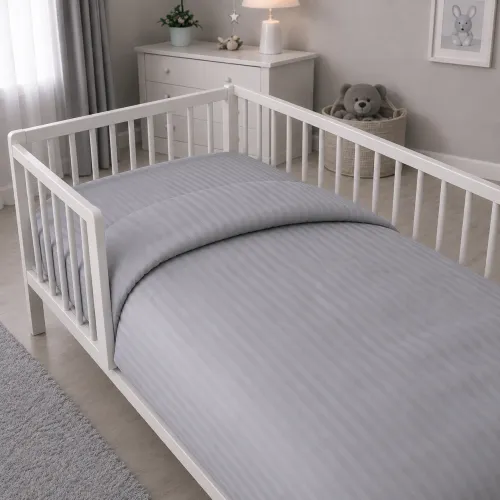 Комплект постельного белья Сатин LITTLE KIDS Satin Stripe 30-0010 + 30-0001 Widad - 5