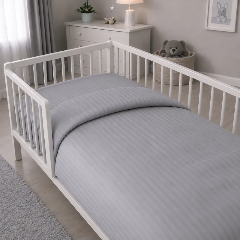 Комплект постельного белья Сатин LITTLE KIDS Satin Stripe 30-0010 + 30-0001 Widad - 4