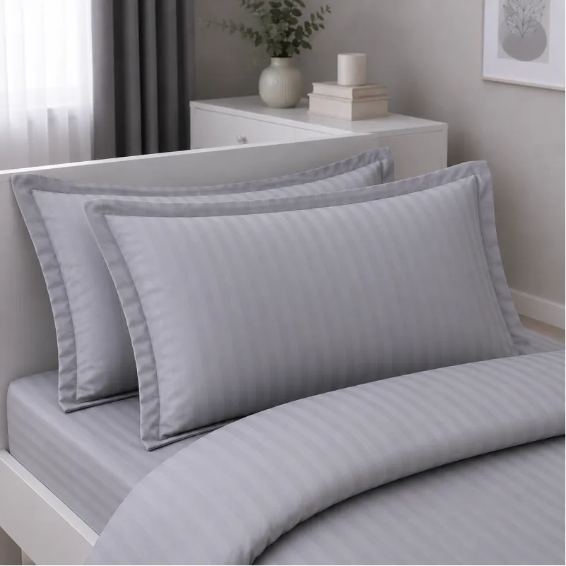 Комплект постільної білизни Сатин JUNIOR Satin Stripe 30-0010 + 30-0001 Widad Фото - 6