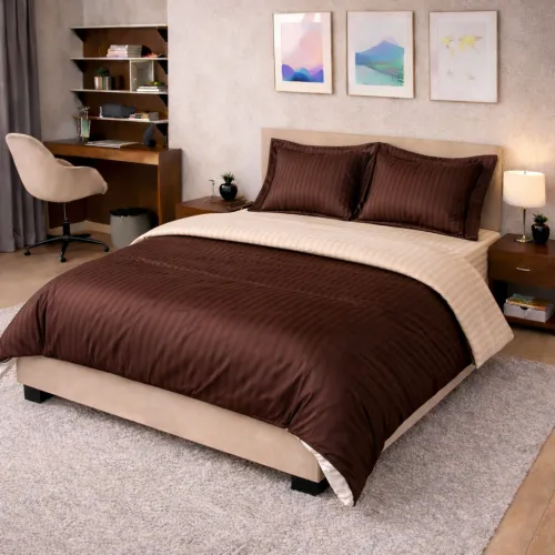 Комплект постельного белья Сатин TEENAGER Satin Stripe 30-0006 + 30-0004 Baylee
