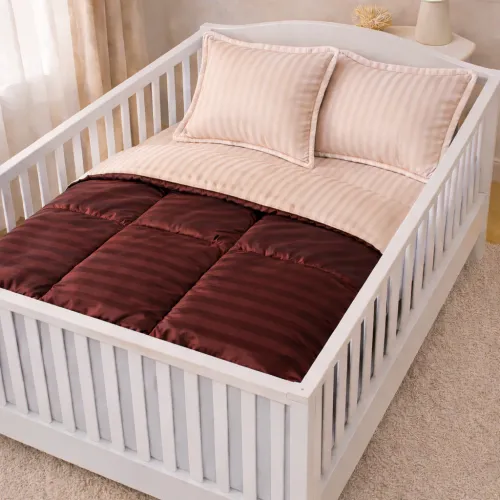 Комплект постельного белья Сатин BABY Satin Stripe 30-0006 + 30-0004 Baylee - 1