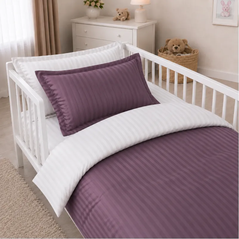 Комплект постельного белья Сатин LITTLE KIDS Satin Stripe 30-0008 + 30-0001 Bethseda