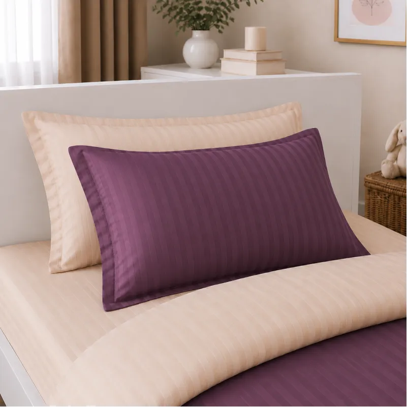 Комплект постельного белья Сатин JUNIOR Satin Stripe 30-0008 + 30-0004 Waleis - 4