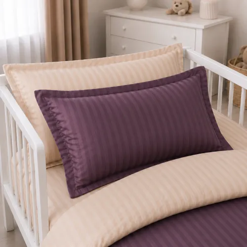 Комплект постельного белья Сатин LITTLE KIDS Satin Stripe 30-0008 + 30-0004 Waleis - 5