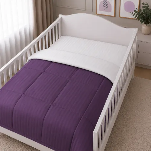 Комплект постельного белья Сатин BABY Satin Stripe 30-0009 + 30-0001 Belinda - 5