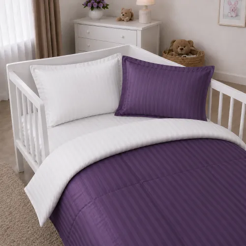 Комплект постельного белья Сатин LITTLE KIDS Satin Stripe 30-0009 + 30-0001 Belinda - 1