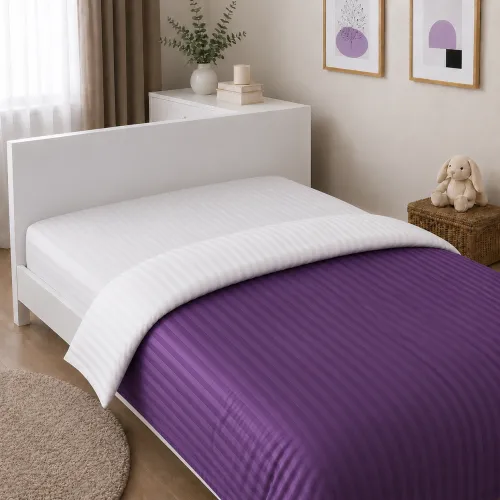 Комплект постельного белья Сатин JUNIOR Satin Stripe 30-0009 + 30-0001 Belinda - 5