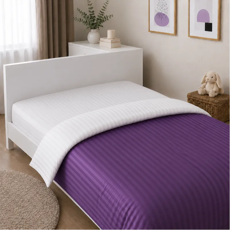 Комплект постельного белья Сатин JUNIOR Satin Stripe 30-0009 + 30-0001 Belinda - 4