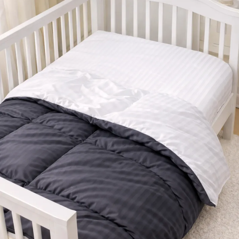 Комплект постельного белья Сатин LITTLE KIDS Satin Stripe 30-0012 + 30-0001 Vevina - 4