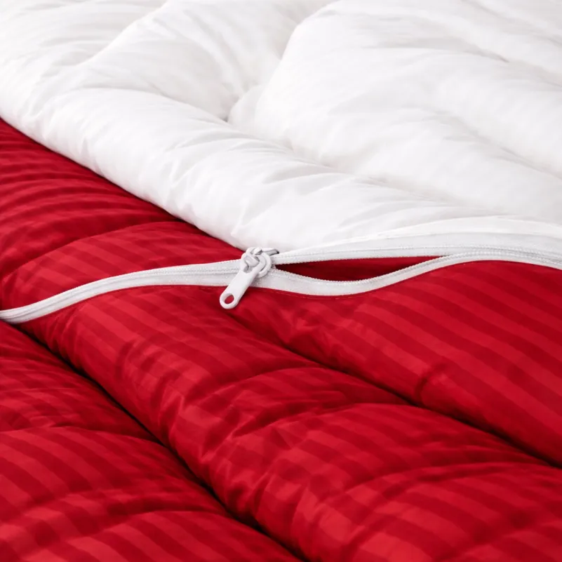 Комплект постельного белья Сатин JUNIOR Satin Stripe 30-0018 + 30-0001 Feinarina - 7