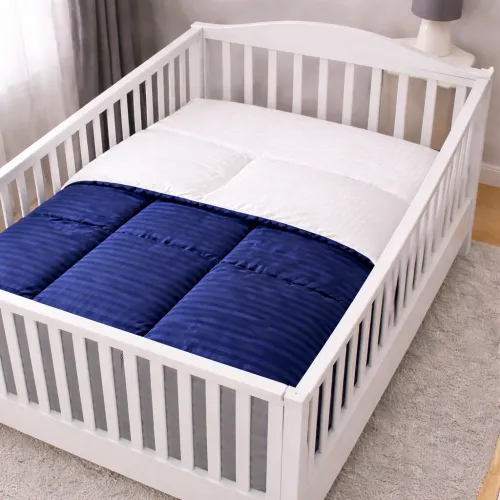 Комплект постельного белья Сатин BABY Satin Stripe 30-0020 + 30-0001 Naskirin - 5