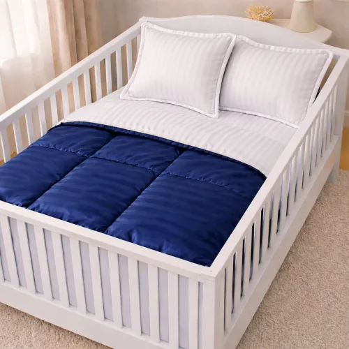 Комплект постельного белья Сатин BABY Satin Stripe 30-0020 + 30-0001 Naskirin - 1