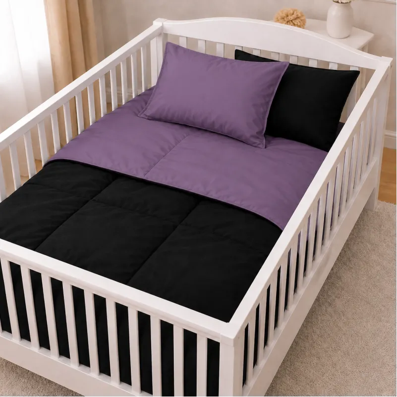 Комплект постельного белья Сатин BABY Black Diamond 0240+0055