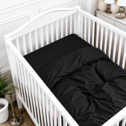 Комплект постельного белья Сатин BABY 0848 Blue Black - 5
