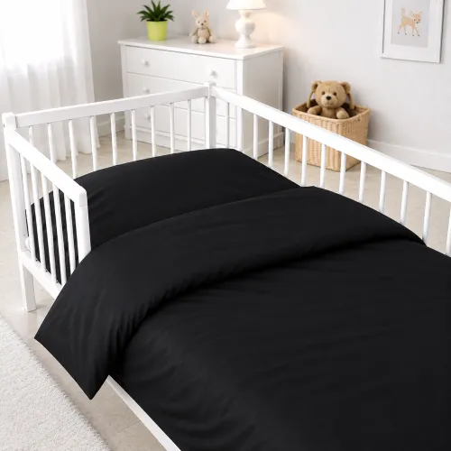 Комплект постільної білизни Сатин LITTLE KIDS 0848 Blue Black - 5