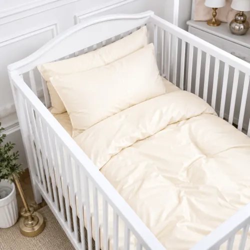 Комплект постельного белья Сатин BABY 0840 Ivory - 1