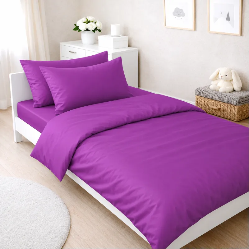 Комплект постільної білизни Сатин JUNIOR 0846 Lilac