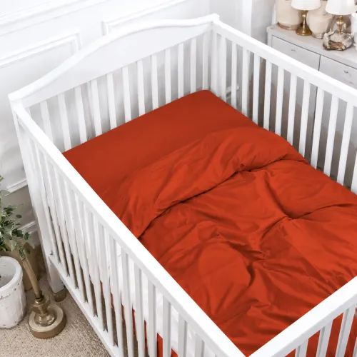Комплект постельного белья Сатин BABY 0081 Terracotta - 5