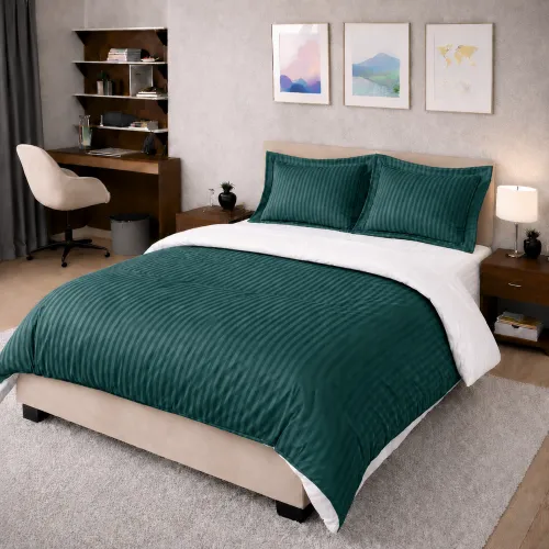 Комплект постельного белья Сатин TEENAGER Satin Stripe 30-0017 + 30-0001 Arabella - 1