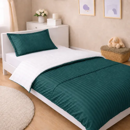 Комплект постельного белья Сатин JUNIOR Satin Stripe 30-0017 + 30-0001 Arabella - 1