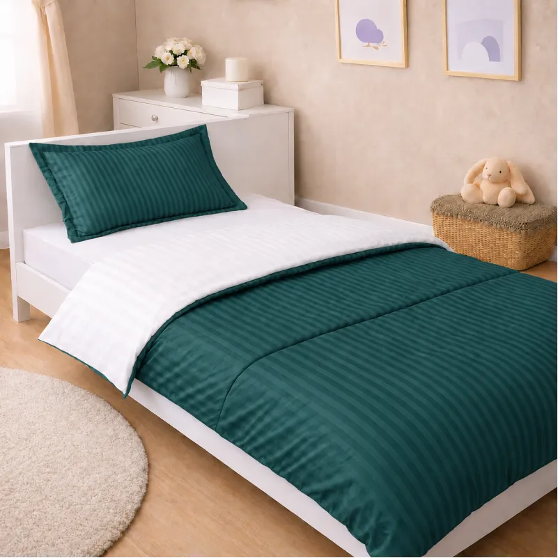 Комплект постельного белья Сатин JUNIOR Satin Stripe 30-0017 + 30-0001 Arabella