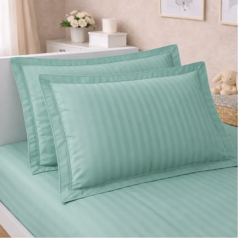 Комплект постільної білизни Сатин JUNIOR Satin Stripe 30-0013 Azure - 4