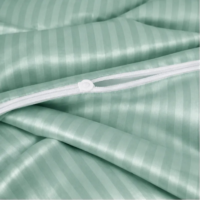 Комплект постільної білизни Сатин JUNIOR Satin Stripe 30-0013 Azure Фото - 7