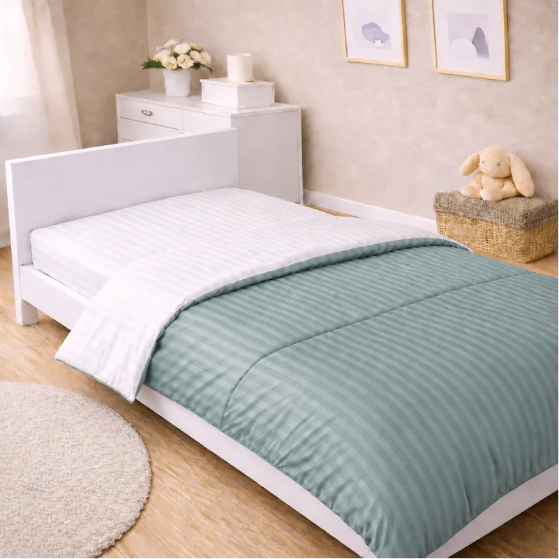 Комплект постельного белья Сатин JUNIOR Satin Stripe 30-0015 + 30-0001 Galiena Фото - 6