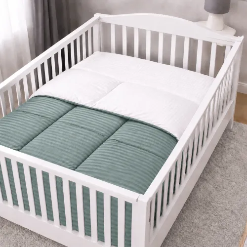 Комплект постільної білизни Сатин BABY Satin Stripe 30-0015 + 30-0001 Galiena - 5