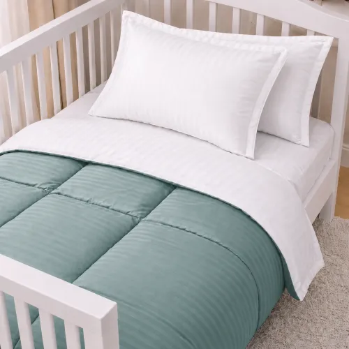 Комплект постільної білизни Сатин LITTLE KIDS Satin Stripe 30-0015 + 30-0001 Galiena - 1