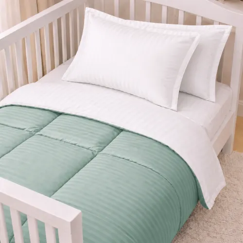 Комплект постільної білизни Сатин LITTLE KIDS Satin Stripe 30-0013 + 30-0001 Gilberta - 1