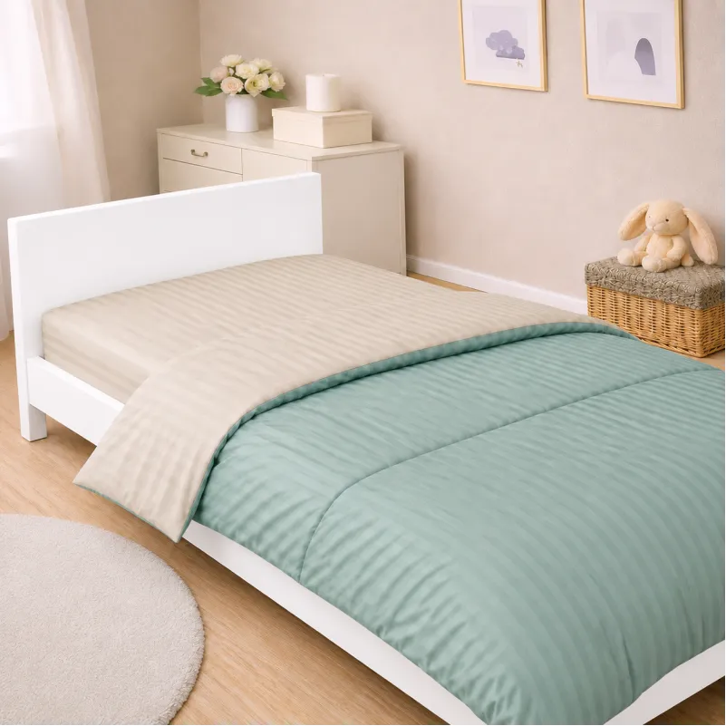 Комплект постельного белья Сатин JUNIOR Satin Stripe 30-0013 + 30-0004 Rovena Фото - 6