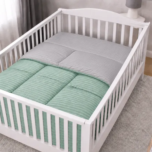 Комплект постільної білизни Сатин BABY Satin Stripe 30-0013 + 30-0010 Windly - 5