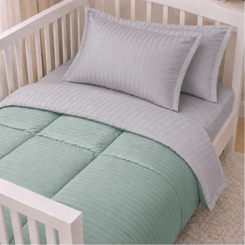 Комплект постельного белья Сатин LITTLE KIDS Satin Stripe 30-0013 + 30-0010 Windly