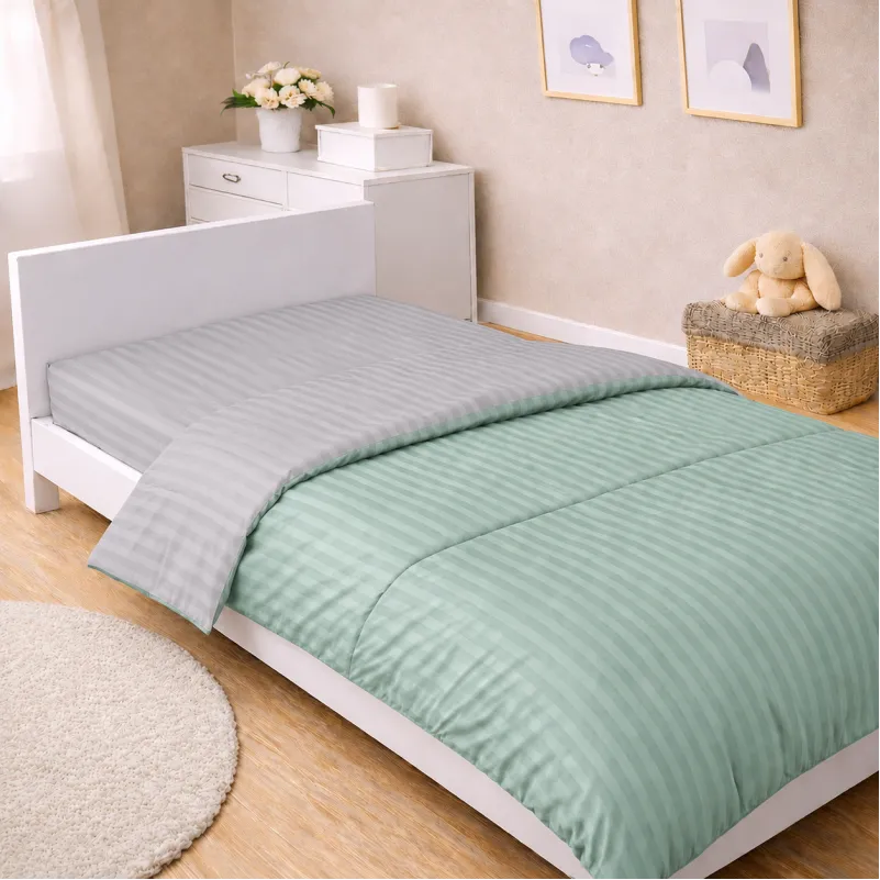 Комплект постільної білизни Сатин TEENAGER Satin Stripe 30-0013 + 30-0010 Windly Фото - 6