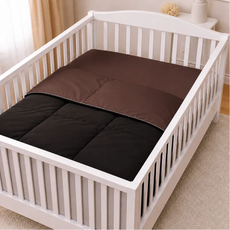 Комплект постельного белья Сатин BABY Dark Chocolate 0211+0055 - 4