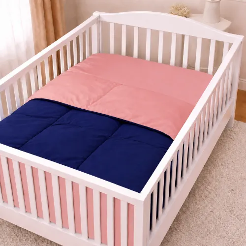 Комплект постельного белья Сатин BABY Satin Premium Delphinium 0132+4058 - 5