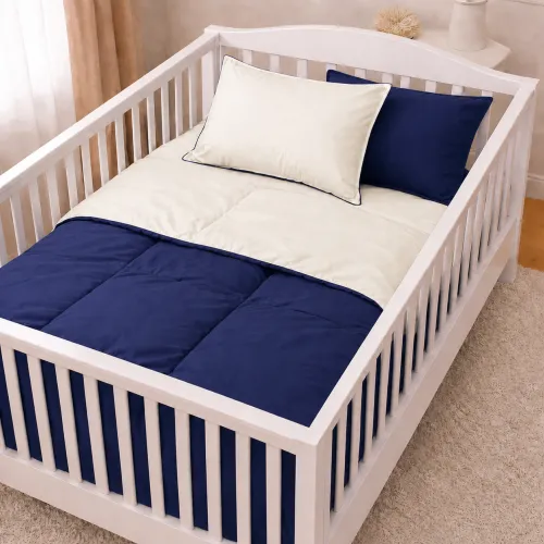 Комплект постельного белья Сатин BABY Morning Sea 0001+4052 - 1
