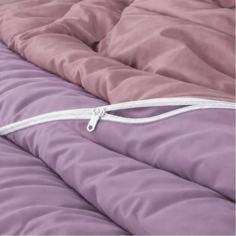Комплект постільної білизни Сатин JUNIOR Violet 0199+0231 Фото - 9