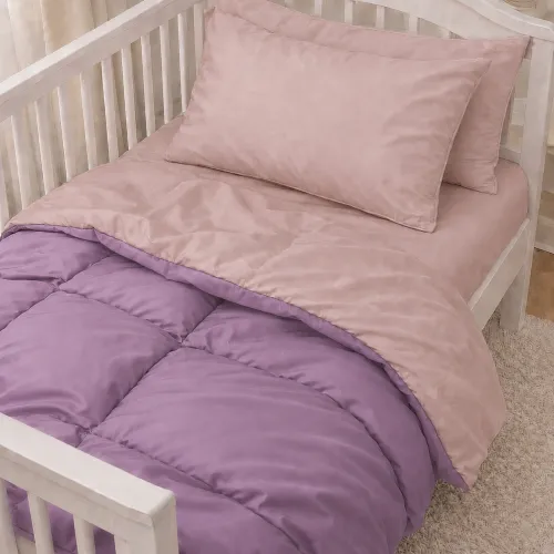 Комплект постельного белья Сатин LITTLE KIDS Violet 0199+0231 - 1