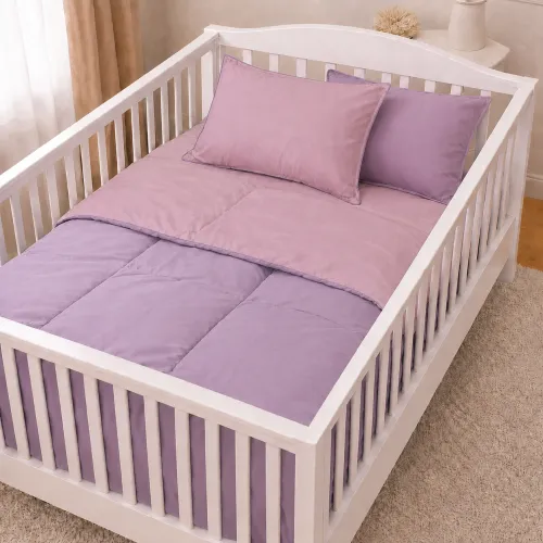 Комплект постельного белья Сатин BABY Violet 0199+0231 - 1