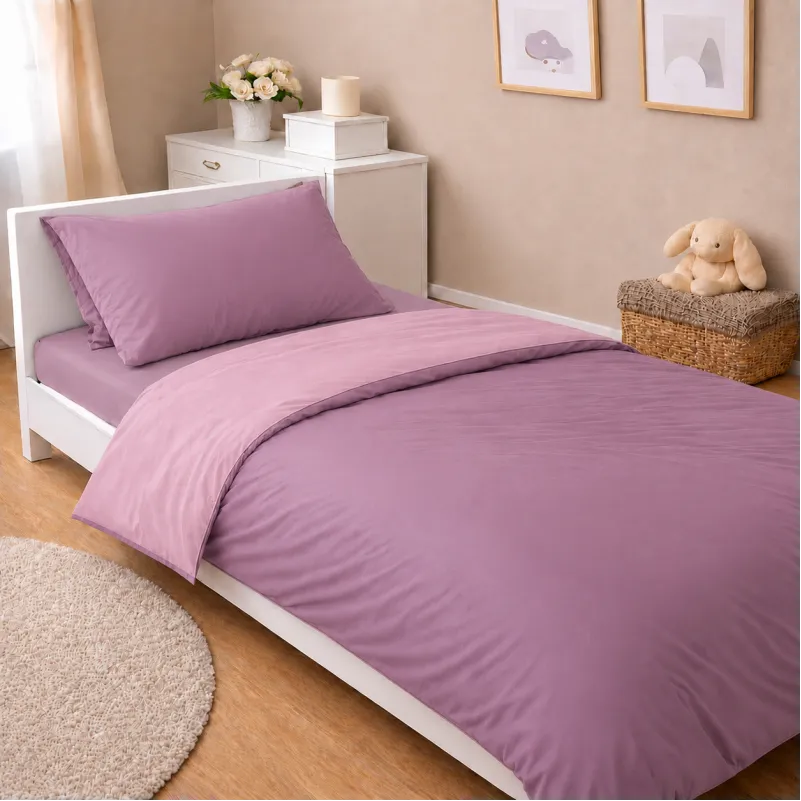Комплект постільної білизни Сатин JUNIOR Violet 0199+0231